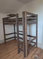 Lit mezzanine pleine hauteur Flexa + bureau inclinable