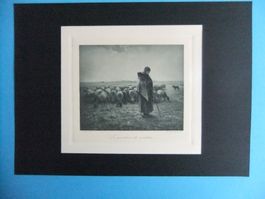 2 Original Stiche die Aehrenleserinnen + die Schäferin