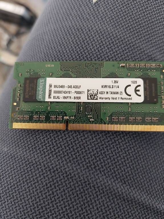 Memory / RAM: Kingston DDR3L 1x 4GB SODIMM 1600MHz – Gebraucht aus Baar von vpa_q7mw