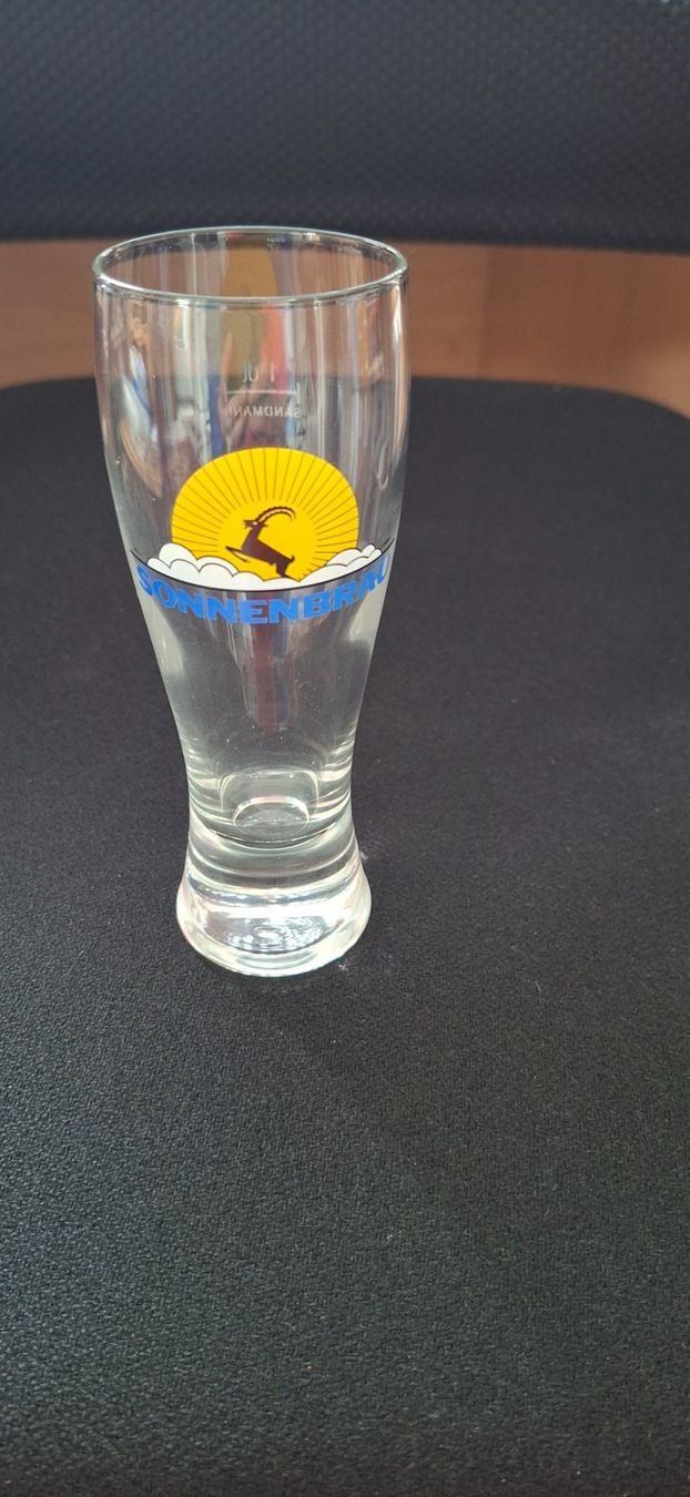 Bicchieri: Sonnenbräu Glas Spezialgrösse – Nuovo (secondo la descrizione) da Wil SG venduto da Paco.2222