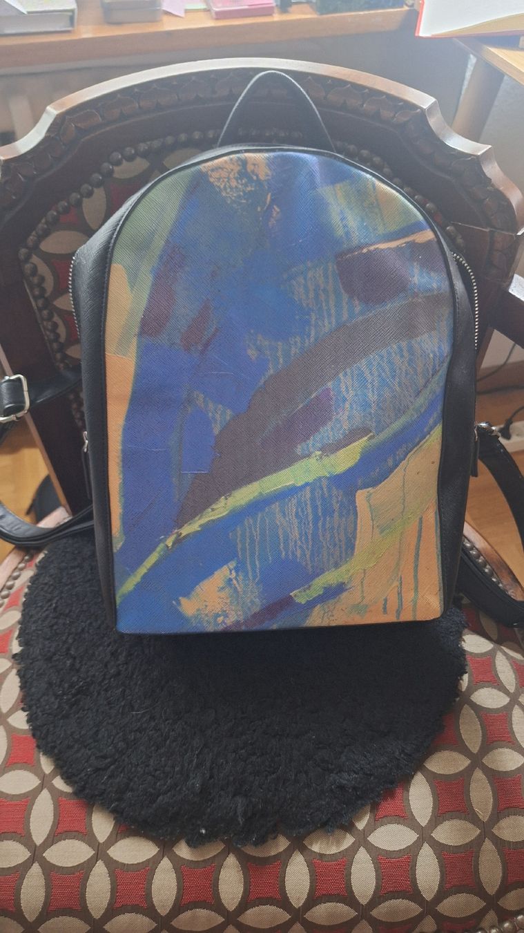 Zaini: Schöner Rucksack mit einzigartigem Muster, Top Zustand! – Usato da Basel venduto da ueppig