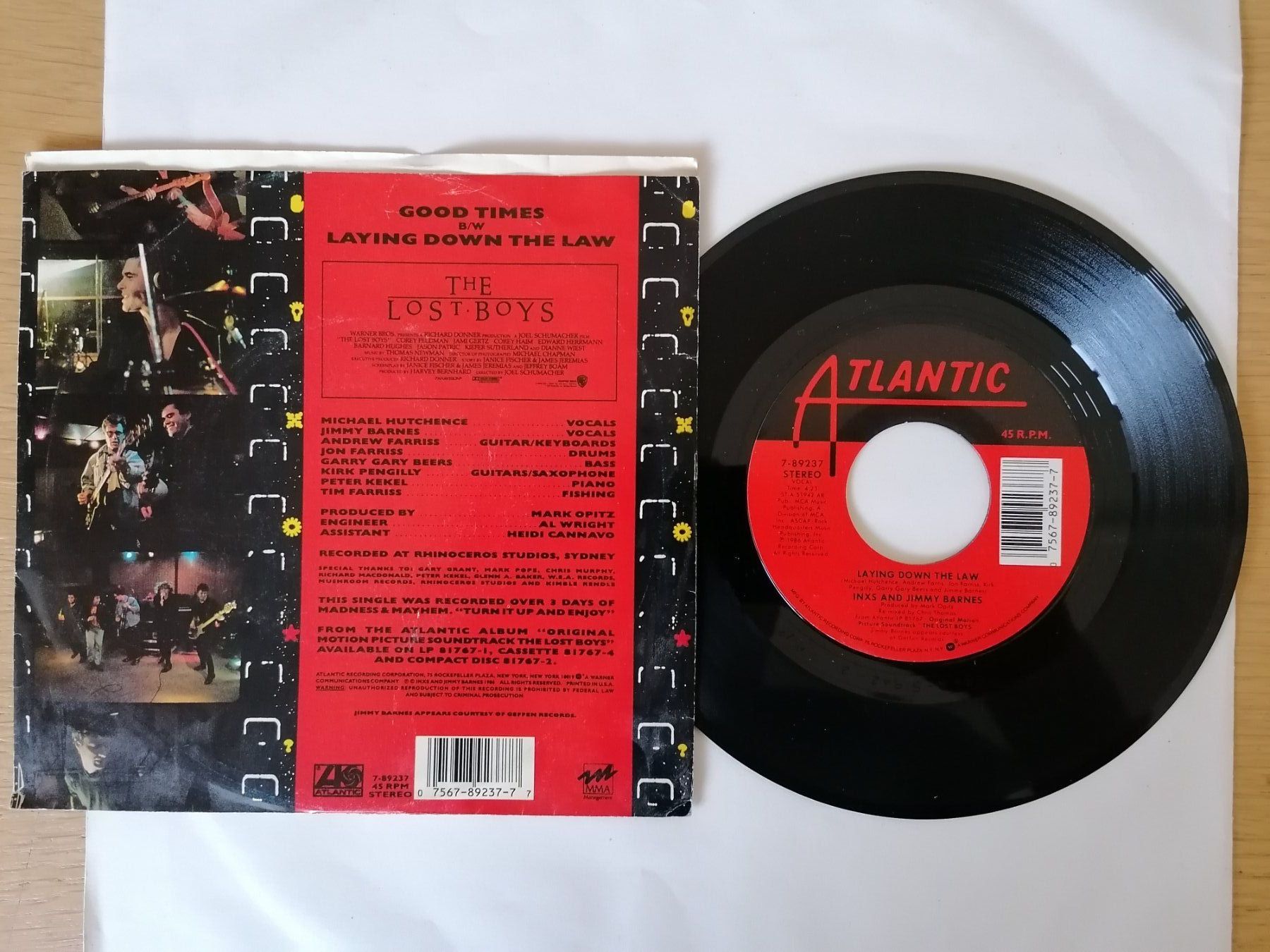 Dischi in vinile: INXS & Jimmy Barnes - Good Times – Usato da Beinwil am See venduto da Funkthesizer 1