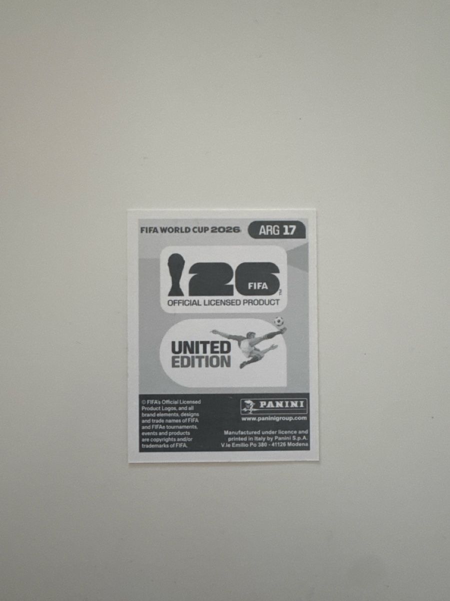 Panini Carte collezionabili: Lionel Messi Panini sticker ARG 17 – Nuovo (secondo la descrizione) da Crans-Montana venduto da Sta7ros 1