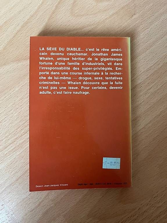Libri: La sève du diable  – Usato da Champagne venduto da Marie2108 1