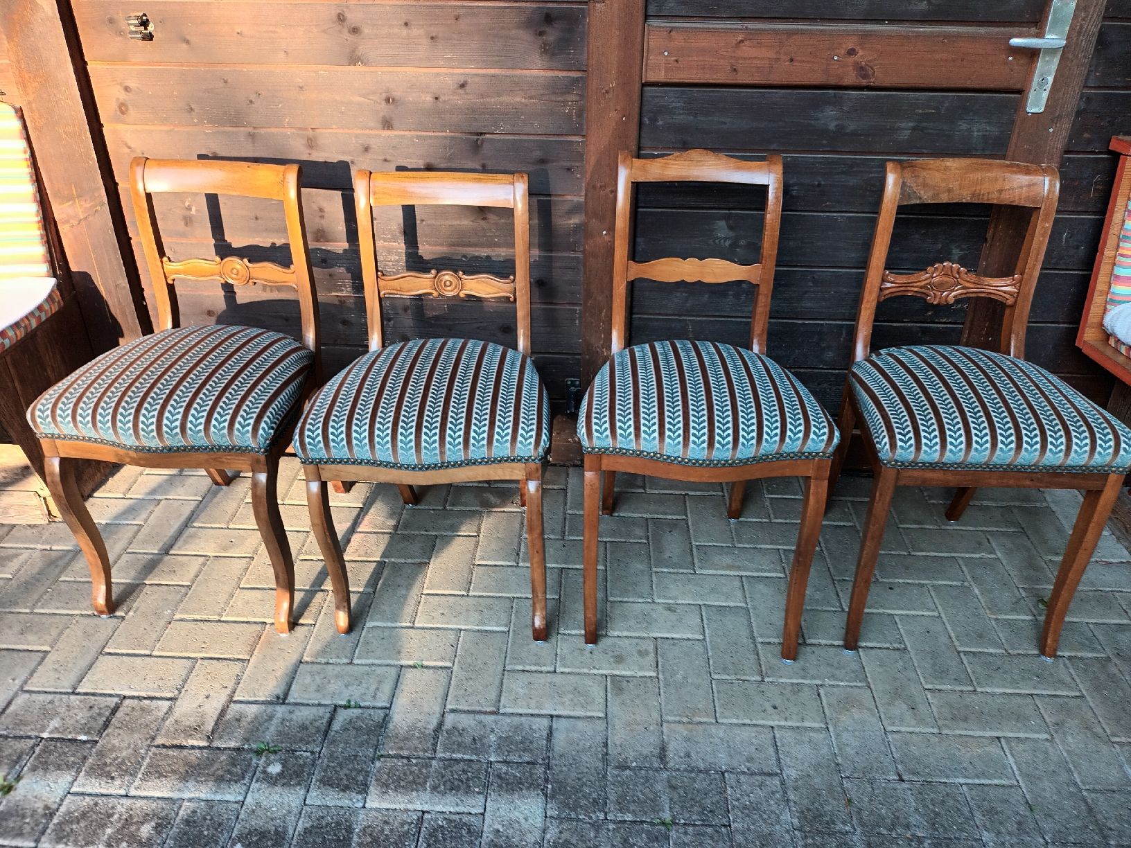 Sedie: 4 Biedermeier Stühle Nussbaum – Usato da sursee venduto da pasuro 6