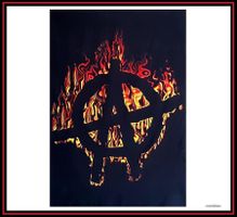 Fahne *Anarchy* / Nr. C-1516 - klein