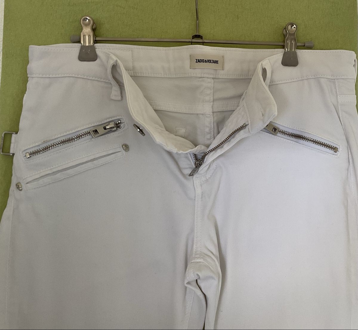 Zadig & Voltaire Jeans: Zadig & Voltaire jeans Blanc Taille 28 - stretch – Nuovo (secondo la descrizione) da Corseaux venduto da Mililaforet75 2
