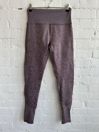 Beerenfarbig, melierte Yogapants von Balance Collection