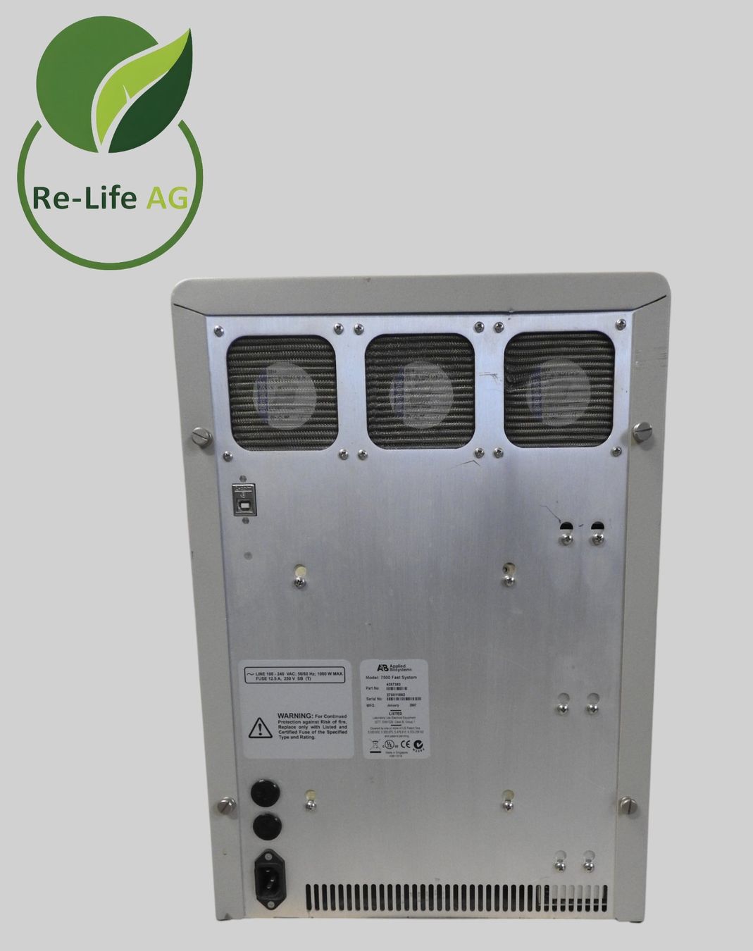 Alle Maschinen: Applied Biosystems 7500 Fast Real-Time PCR System PCR System – Gebraucht aus Reinach BL von Re-LifeAG_Labor 3