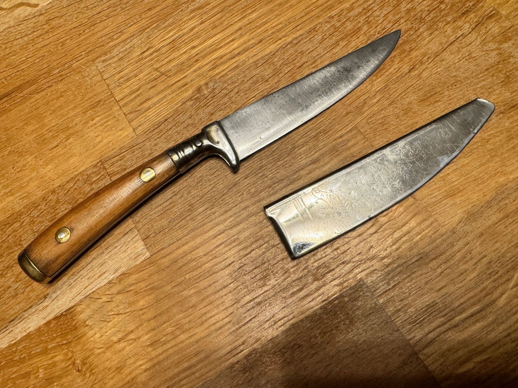 Zubehör: Antikes Jagdmesser Messer Jagdnicker Hirschfänger – Gebraucht aus Goldach von