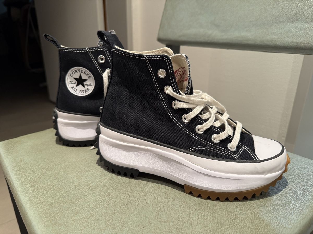 Converse Scarpe da uomo: Converse Run Star Hike High Top Schwarz, Grösse 37.5 – Nuovo (secondo la descrizione) da Hettlingen venduto da Sabian5 3