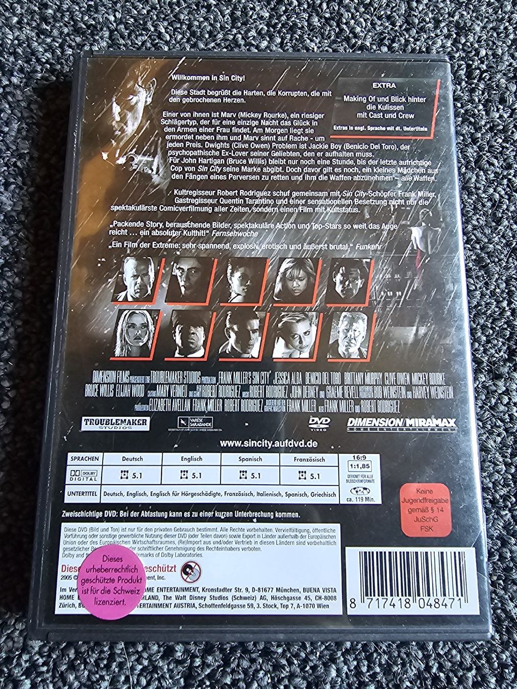 Alle DVDs: Sin City (22138) – Gebraucht aus Ruswil von jan_bxl5 1