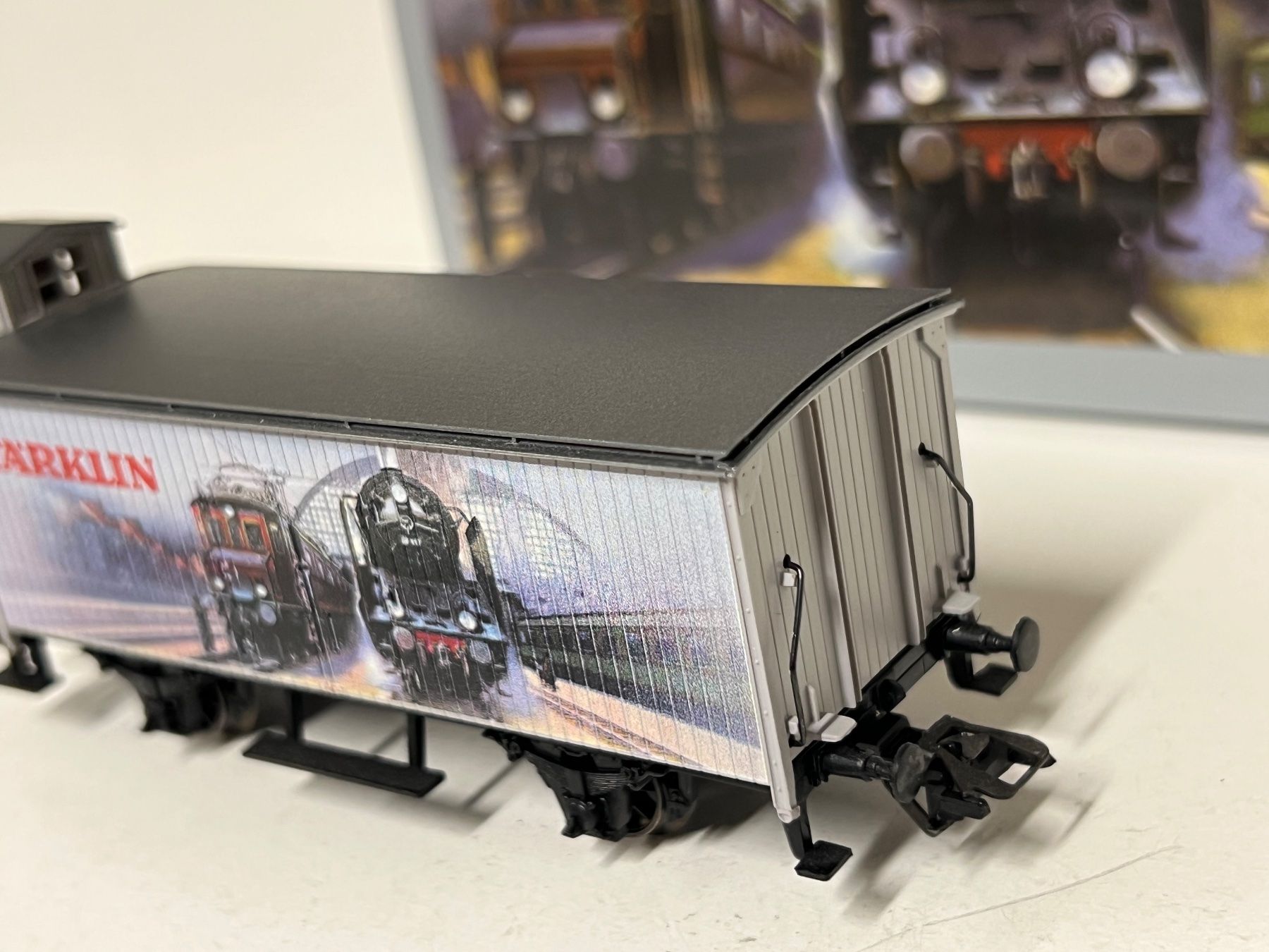 Märklin Trains électriques: Märklin H0 48209 gedeckter Güterwagen – Neuf avec emballage d'origine à Neuenhof par ludovicco 1
