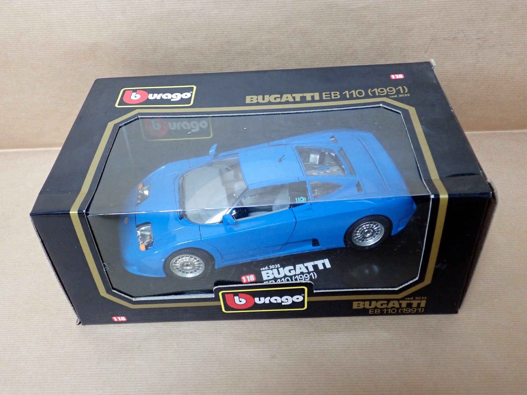 Bburago Voitures modèles: Bugatti EB 110 - Burago 1/18 – Neuf avec emballage d'origine à Winterthur par 602ccm 1