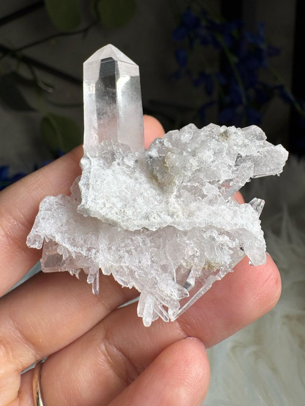 Mineralien & Heilsteine: Kolumbianischer Lemurian-Quarz-Cluster – Neu (gemäss Beschreibung) aus Neuheim von m.hald 7