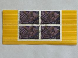 Pro-Aero-Aktion 1981: 4er-Blöcke postfrisch + Ausgabetag-🕹️