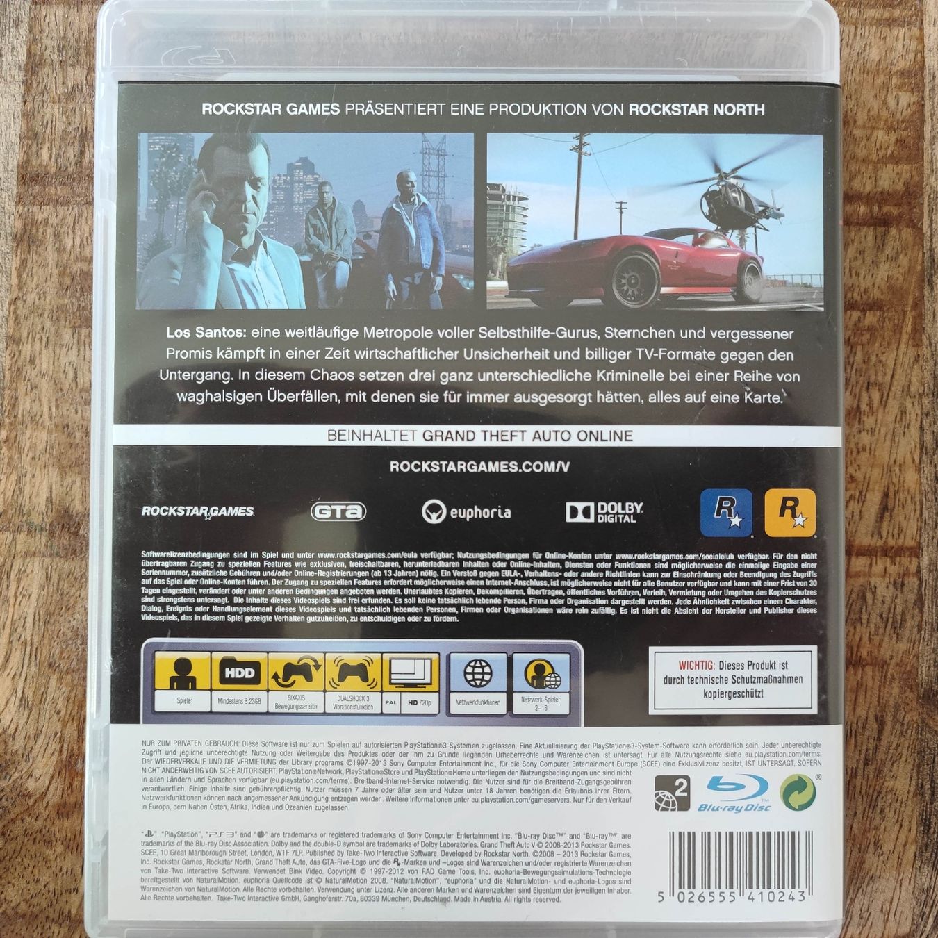 Sony Giochi: Grand Theft Auto V PS3 GAME  – Usato da Dübendorf venduto da kb86_MOVIE 1