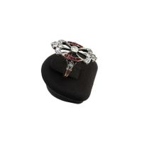 Diamant Rubin Ring, Art Déco