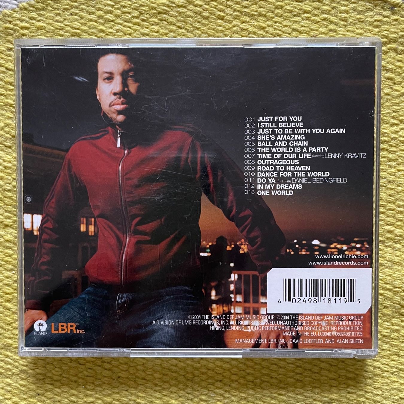 CDs: LIONEL RICHIE-JUST FOR YOU – Gebraucht aus Rorschacherberg von CD-Roli 1