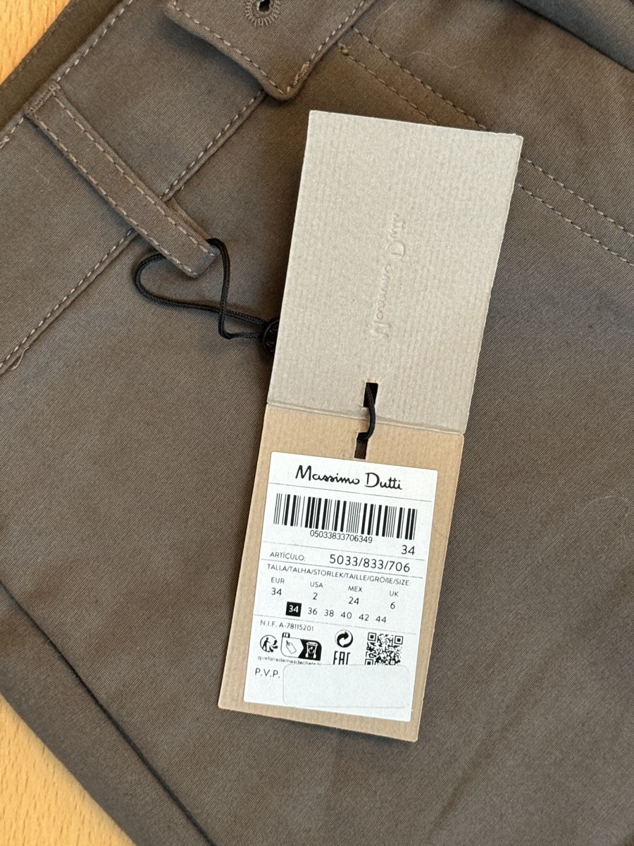 Massimo Dutti Pantaloni: Massimo Dutti Wide Leg Trousers Size 34 New – Nuovo e nell'imballaggio originale da Sattel venduto da Zlata1 3