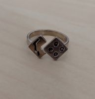RING SILBER 925 WÜRFEL