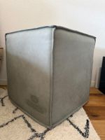 Hocker Fred de la Bretoniere graugrün / Kaktus, 46.5x47x50cm
