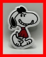 Snoopy Aufnäher Badge Aufbügler Comic Charlie Brown Hund Car