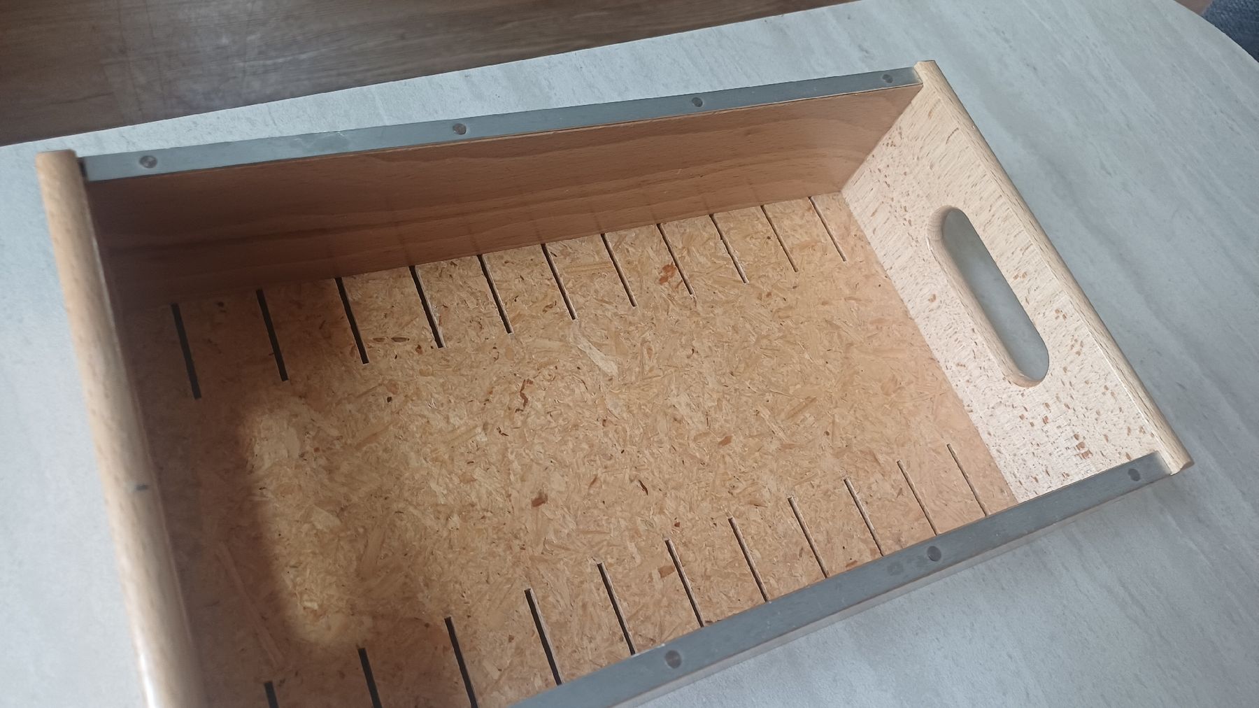 Casse di trasporto: Alte Kartei Kiste Buche  – Usato da Flawil venduto da Naphtali 3