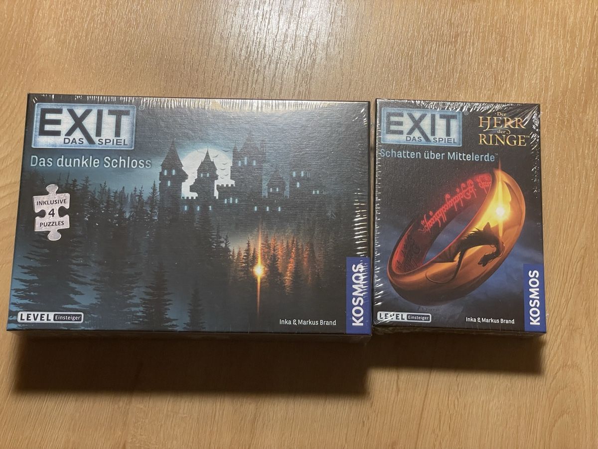 Giochi: Exit Spiel: Das dunkle Schloss + Herr der Ringe, Neu! – Nuovo e nell'imballaggio originale da Watt venduto da HelenVo