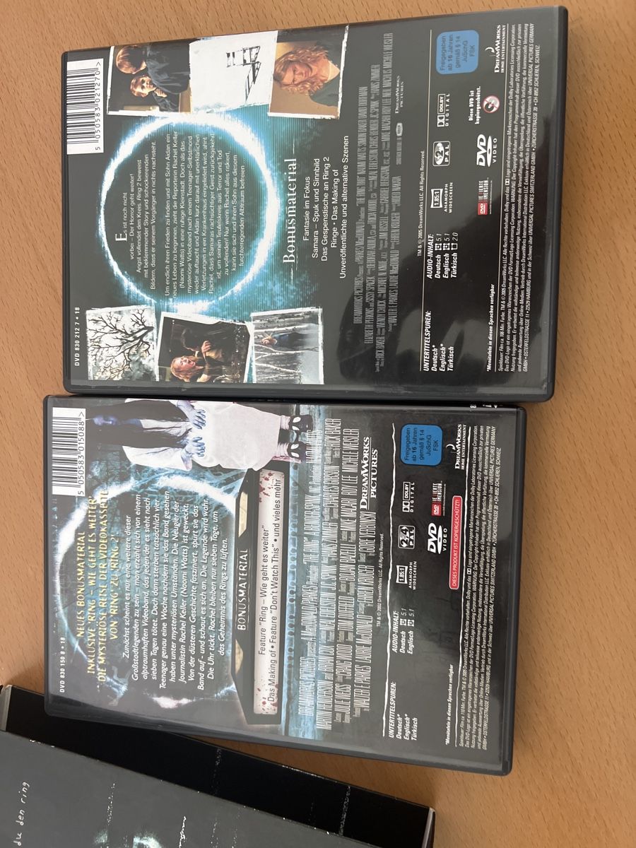 Tutti i DVDs: DVD Horror Filme: The Ring Collection – Usato da windisch venduto da meisterkingremo 2
