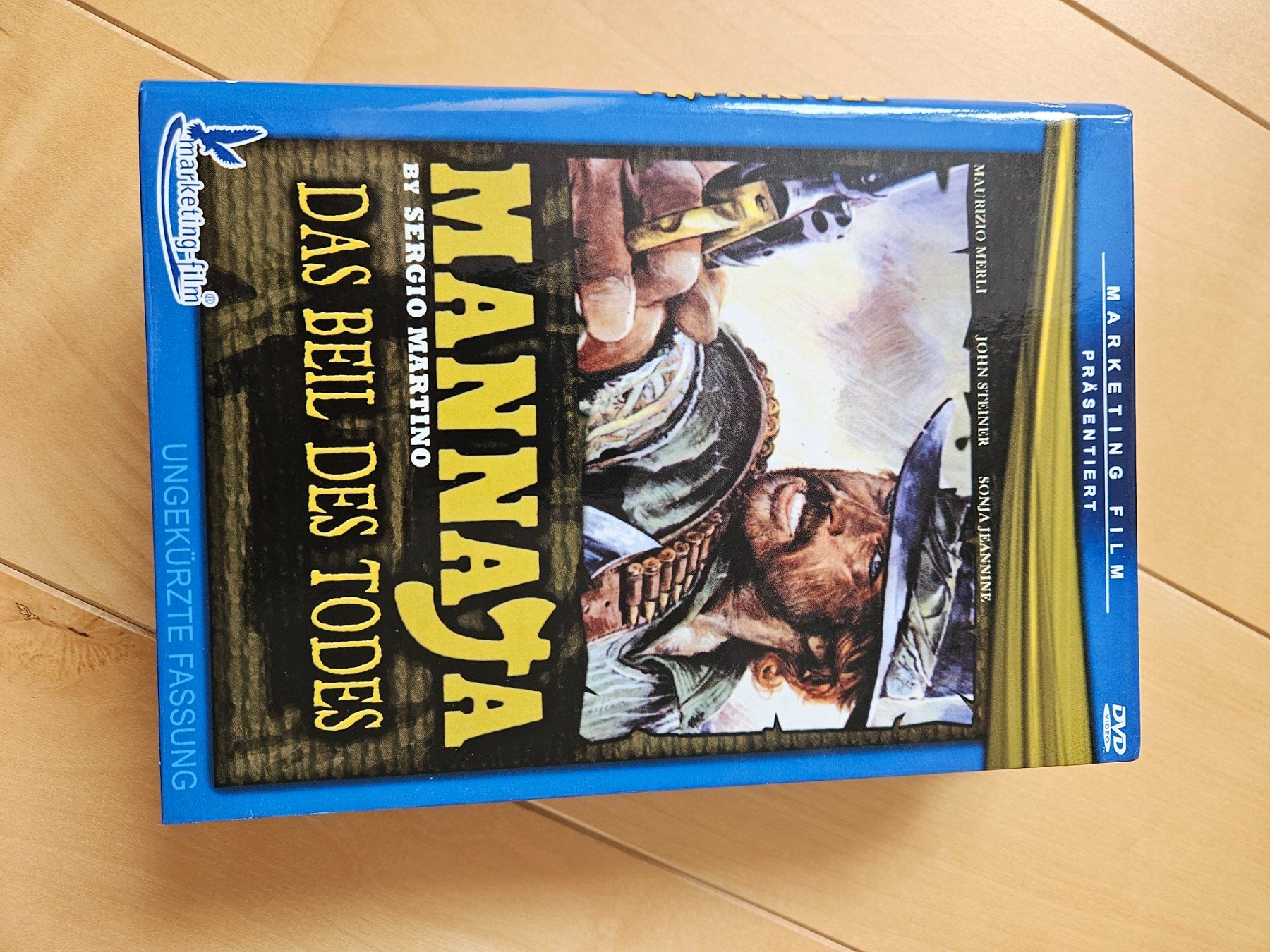 Tutti i DVDs: Mannaja - Das Beil des Todes -  kleine Hartbox – Usato da Wildberg venduto da Reunionevents