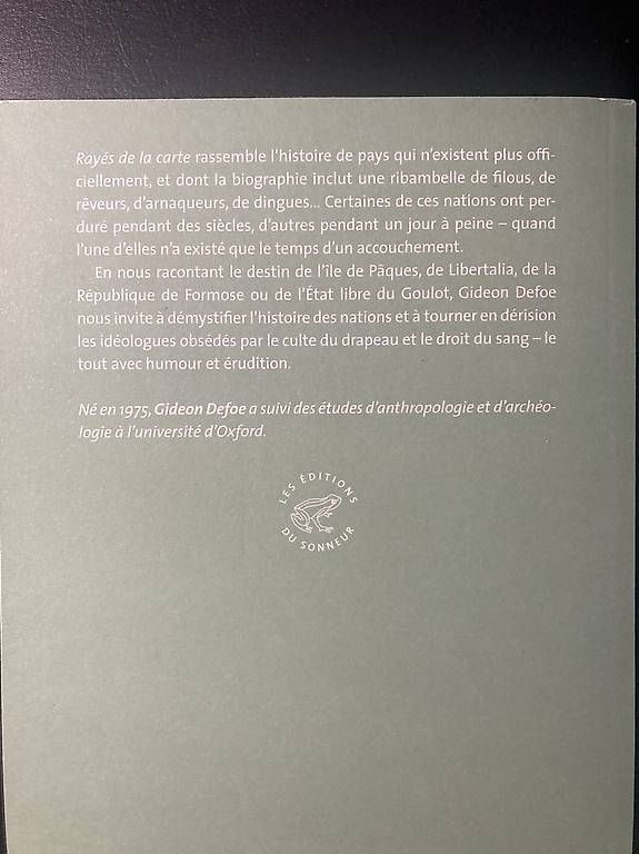 Livres: Rayés de la carte – D'occasion à Arconciel par Starsky01 1