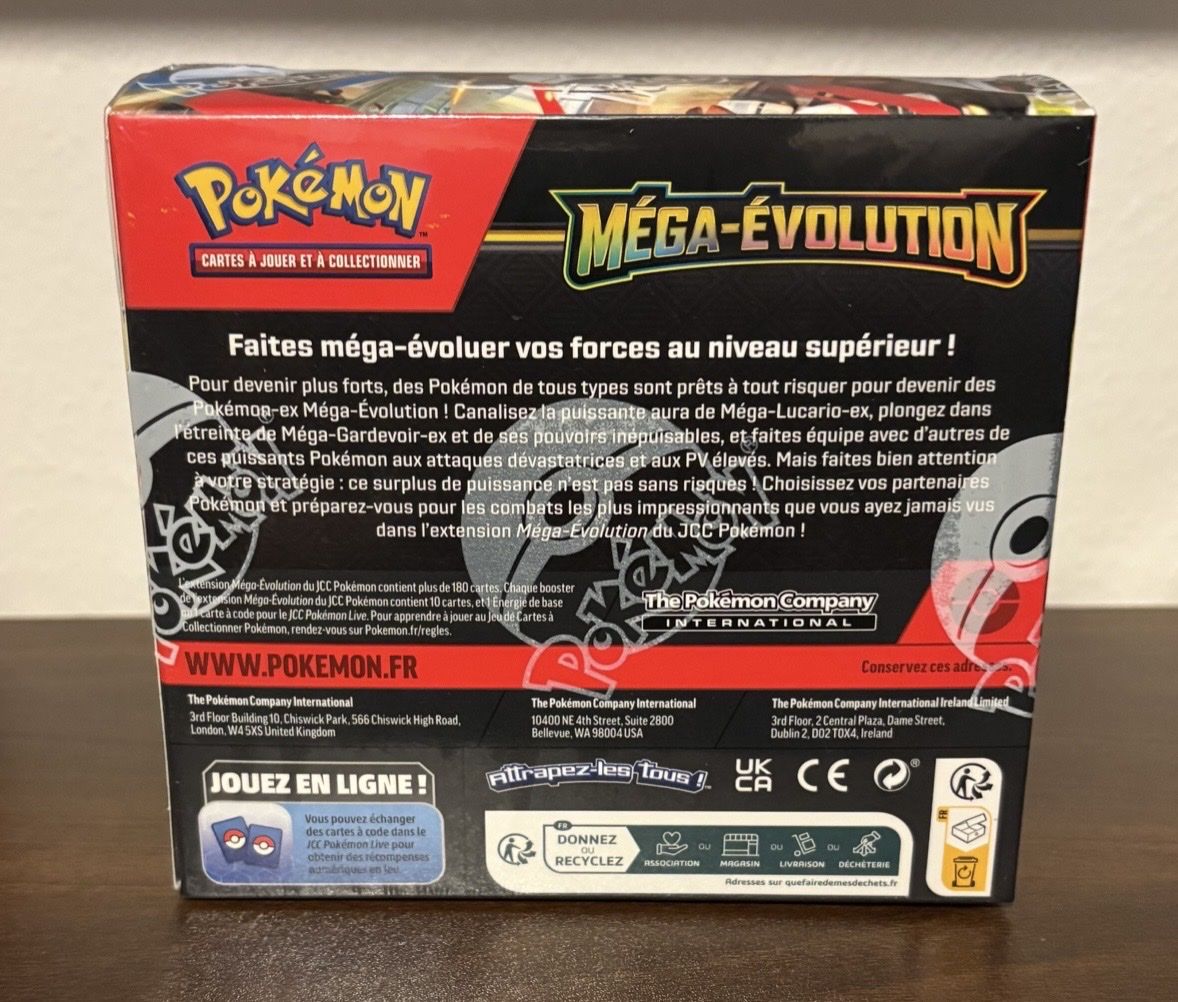 Pokémon Carte collezionabili: Booster Box Pokémon Méga-Évolution scellé! FR ! – Nuovo (secondo la descrizione) da Grand-Lancy venduto da Mario64 1