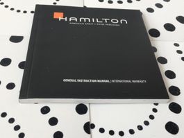 HAMILTON ORIGINAL - GENERAL OPERATING INSTRUCTIONS MANUAL !