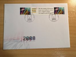 Millennium Brief 2000, gestempelt, Rarität, Top Zustand