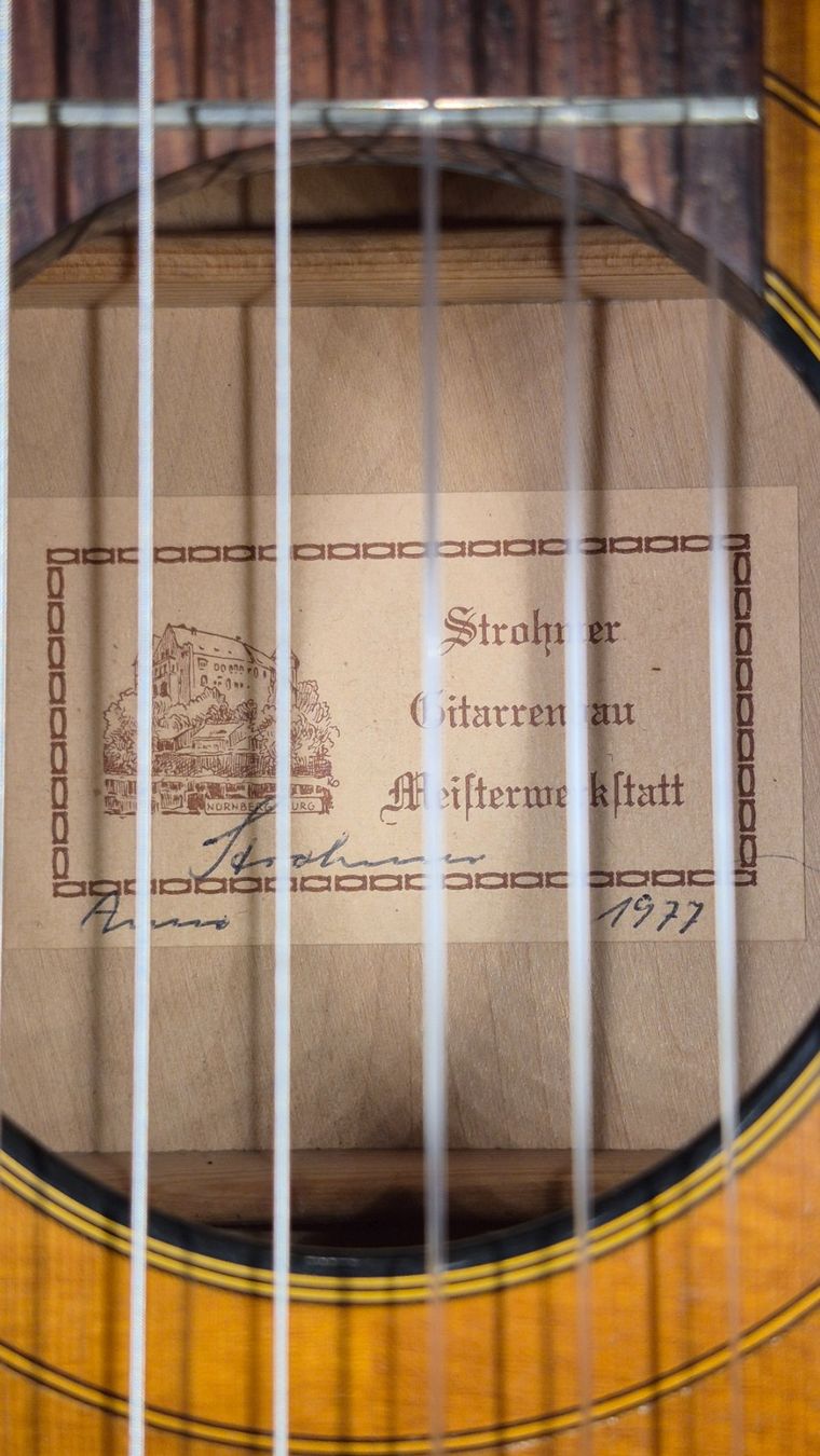 Musikinstrumente: Meister Gitarre Hans Strohmer 1977 – Gebraucht aus Winterthur von NorrSydGuitars 9