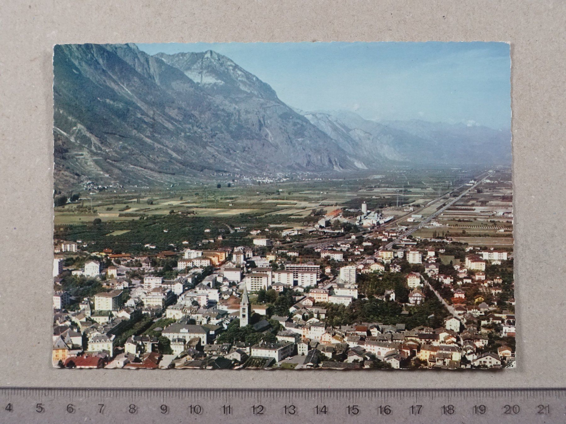 Cartoline postali: Martigny, 1967 – Usato da Lenzburg venduto da fh1