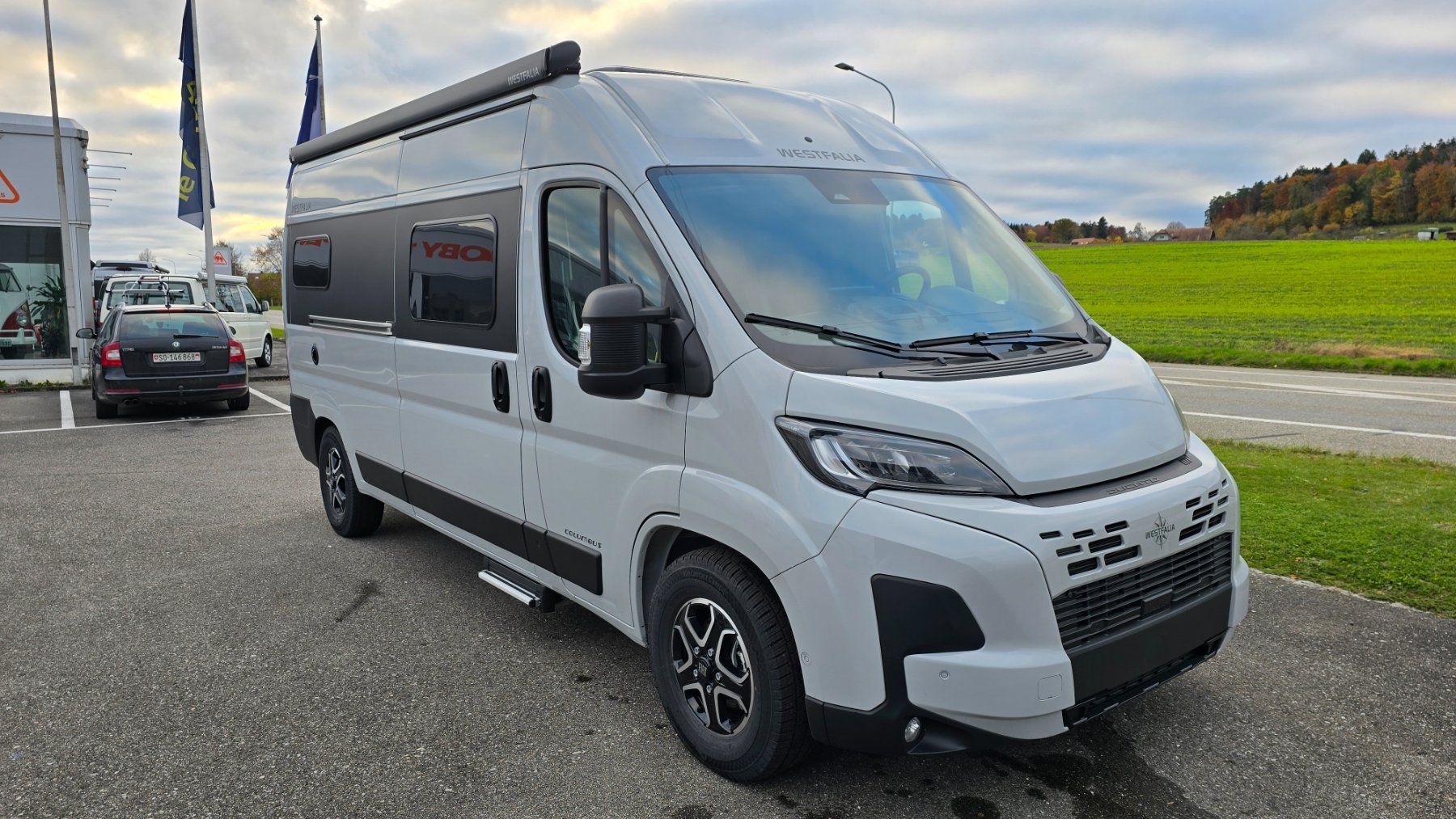 Westfalia Veicoli da campeggio: Westfalia Columbus 600 E, Grigio Campovolo – Nuovo e nell'imballaggio originale da Lohn-Ammannsegg venduto da MOBYCAMPERS