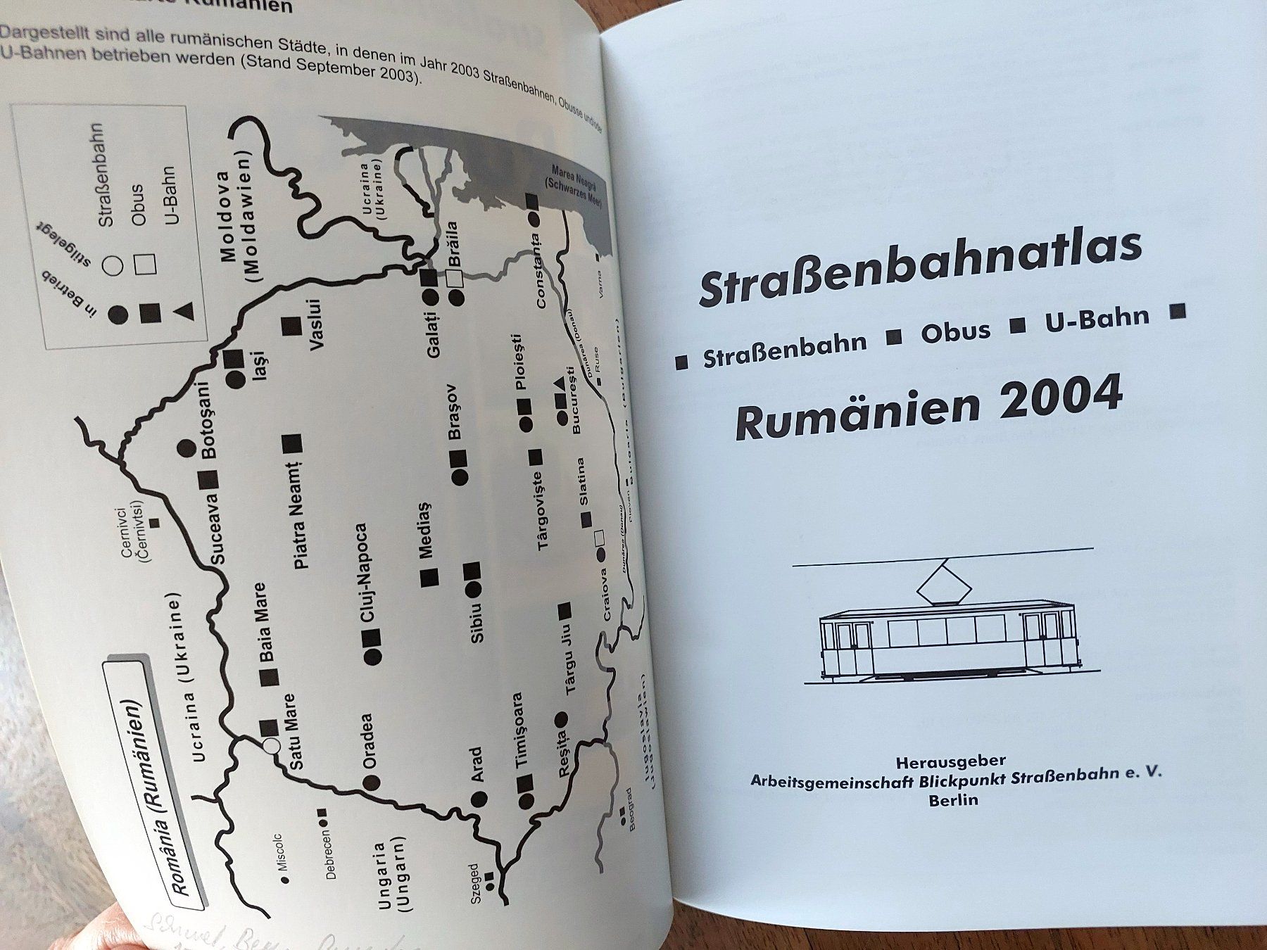 Riviste & Magazine: Strassenbahnatlas Rumänien 2004 – Usato da Schönenwerd venduto da Steidi 1