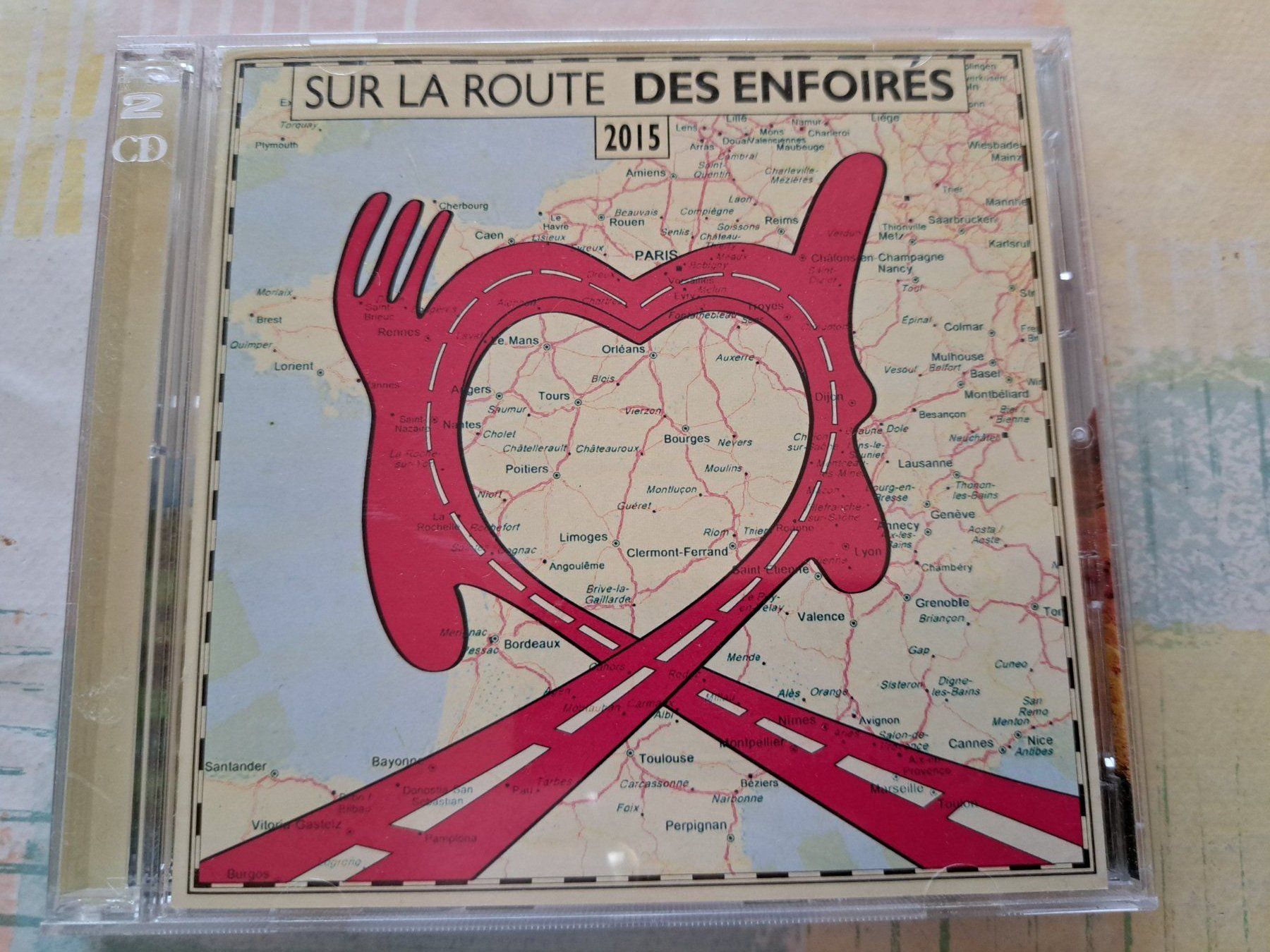 CD: Cd Sur la route des enfoirés 2015 – Usato da Pully venduto da bro_n52j
