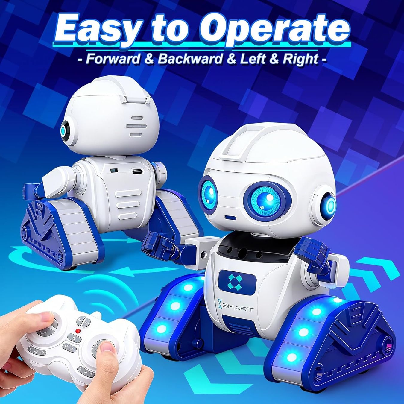Spielzeuge: RC Roboter Kinder LED Gestensensor wiederaufladbar 3-10J – Neu und originalverpackt aus Hallau von Sale50OFF 4