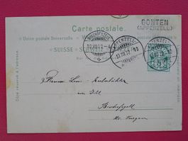 1902 - Stabstempel von GONTEN APPENZELL (schöne KARTE!)