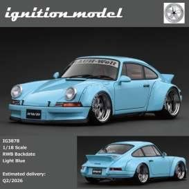 Porsche Modellini d'auto: Porsche RWB Backdate, light blue 1/18 Ignition NEU – Nuovo e nell'imballaggio originale da Oberrüti venduto da tomluethi