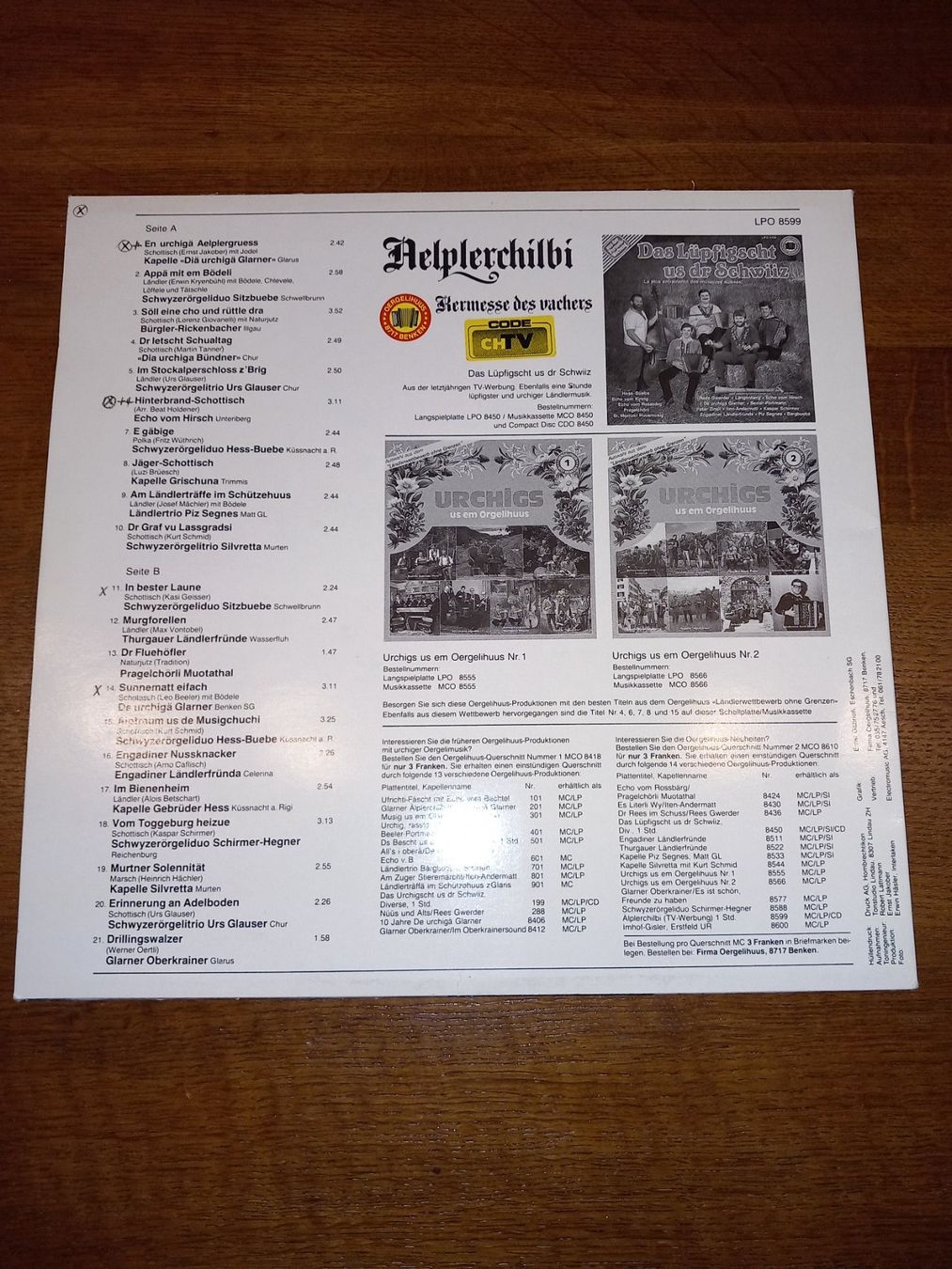 Dischi in vinile: Vinyle kermesse des Vaches – Usato da Le locle venduto da juliensaran 1