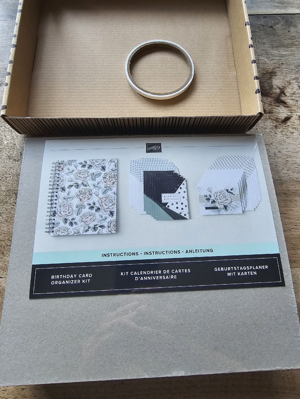 Stampin' up! Kit bricolage: Stampin' up! Set: Geburtstagsplaner mit Karten – Nuovo e nell'imballaggio originale da Wald ZH venduto da Grappe 2