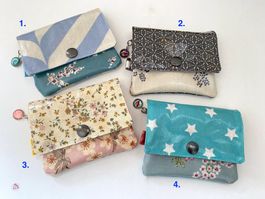 Nr. 1 Münztäschli, Münzbörse, Etui, Kartenetui, Portmonee