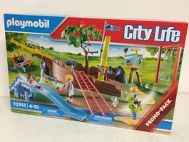 PLAYMOBIL CITY LIFE 70741 PARCO GIOCHI DEI PIRATI promo pack