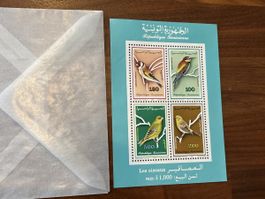 Original Tunesien Briefmarken - Vogelschutz Briefe!