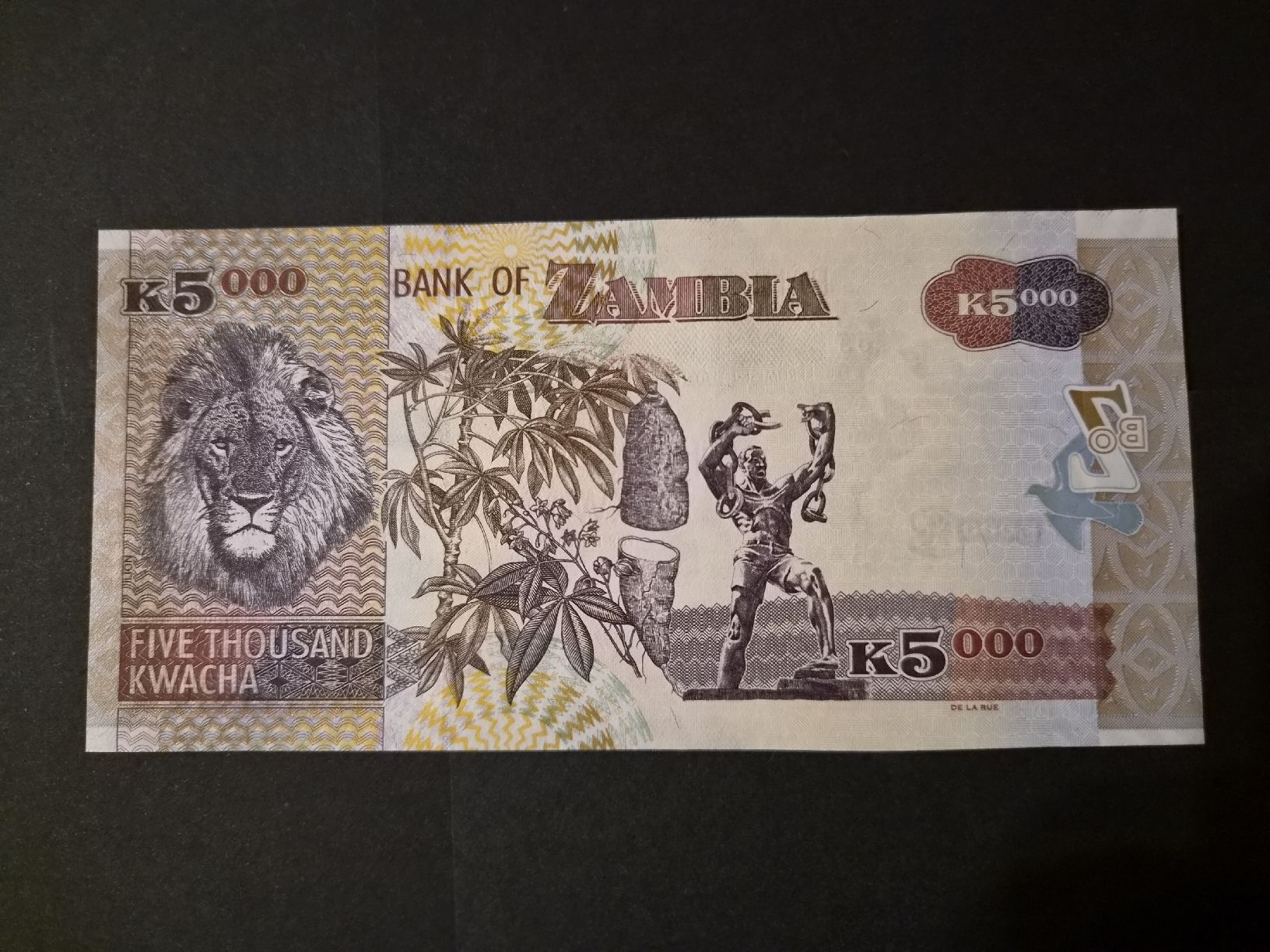 Banconote: Zambie 2010 5.000 kwacha P45 UNC – Nuovo (secondo la descrizione) da Versoix venduto da rucio 1