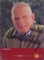 Lutz Mackensy (1944) Schauspieler - Autogramm